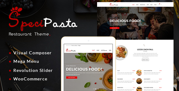 Speci - Ein Restaurant WordPress Layout